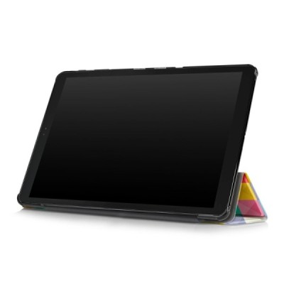 Samsung Galaxy Tab A 10.5 2018 (T590, T595) „Cubes“ atvēramais krāsains maciņš / Vacins.lv