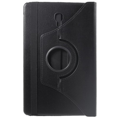 Samsung Galaxy Tab A 10.5 2018 (T590,T595) вращающийся на 360 градусов, черный кожаный чехол (складной) | Vacins.lv
