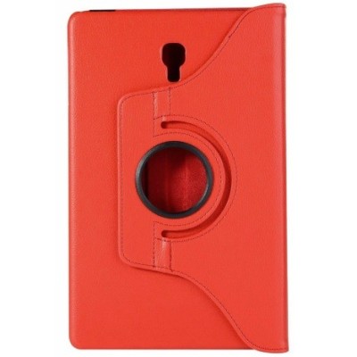 Samsung Galaxy Tab A 10.5 2018 (T590,T595) вращающийся на 360 градусов, красный кожаный чехол (складной) | Vacins.lv