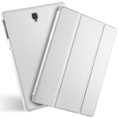 Samsung Galaxy Tab S4 10.5 (T835, T830) atvēramais balts maciņš / Vacins.lv