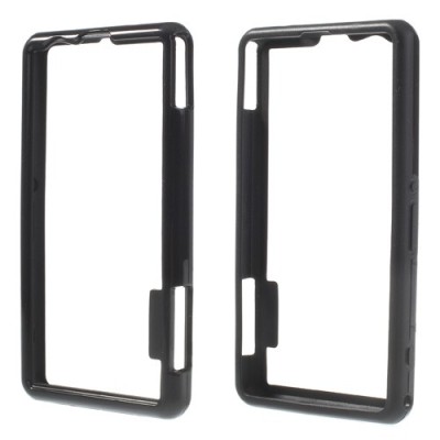 Juodas Sony Xperia Z1 compact TPU rėmelis / Priedai.lt