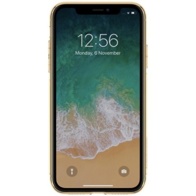 Apple iPhone Xr Nillkin Nature brūns (caurspīdīgs) silikona planākais apvalks / Vacins.lv