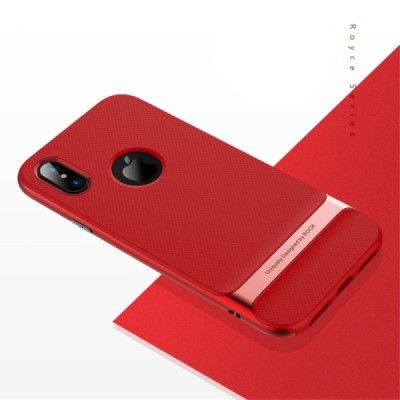 „Rock“ Royce pastiprinātas aizsardzības sarkans Apple iPhone X (iPhone Xs) apvalks / Vacins.lv
