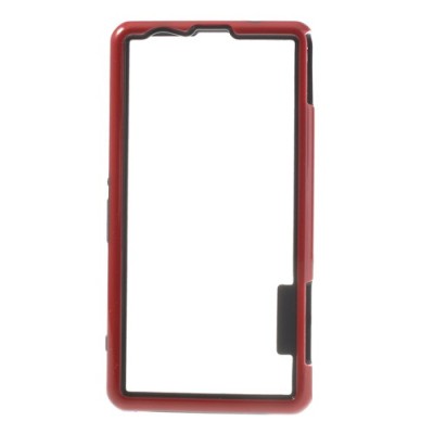 Raudonas Sony Xperia Z1 compact TPU rėmelis / Priedai.lt