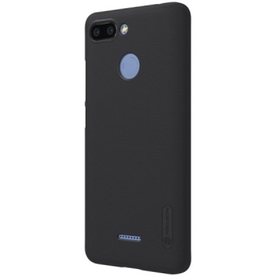 Xiaomi Redmi 6 Nillkin Frosted Shield черный пластиковый чехол | Vacins.lv