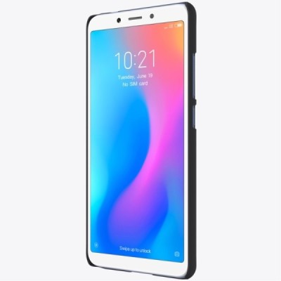 Xiaomi Redmi 6 Nillkin Frosted Shield черный пластиковый чехол | Vacins.lv
