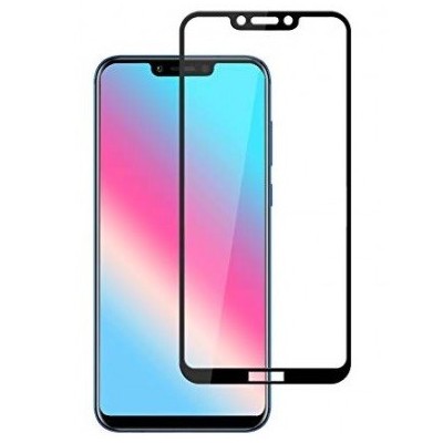 Huawei Honor Play защитное стекло "Imak" 9H Tempered Glass (чёрное, полное покрытие) 0,26 мм | Vacins.lv
