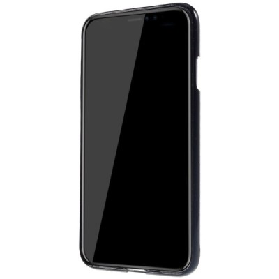 Apple iPhone Xs Max Mercury melns cieta silikona (TPU) apvalks / vacins.lv