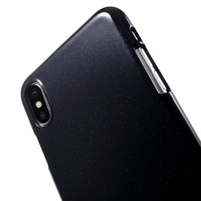 Apple iPhone Xs Max Mercury melns cieta silikona (TPU) apvalks / vacins.lv
