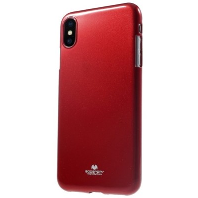 Apple iPhone Xs Max Mercury твердый силиконовый чехол (TPU) - красный | Vacins.lv