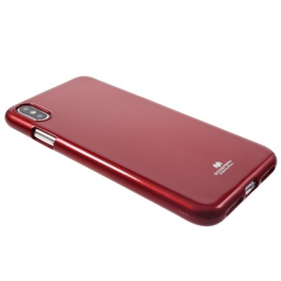 Apple iPhone Xs Max Mercury твердый силиконовый чехол (TPU) - красный | Vacins.lv