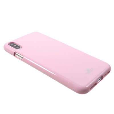 Apple iPhone Xs Max Mercury gaiši rozs cieta silikona (TPU) apvalks / vacins.lv