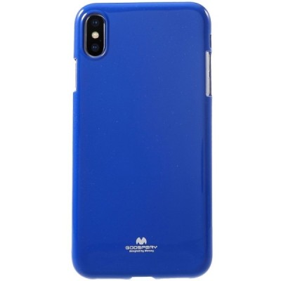 Apple iPhone Xs Max Mercury tumši zils cieta silikona (TPU) apvalks / vacins.lv