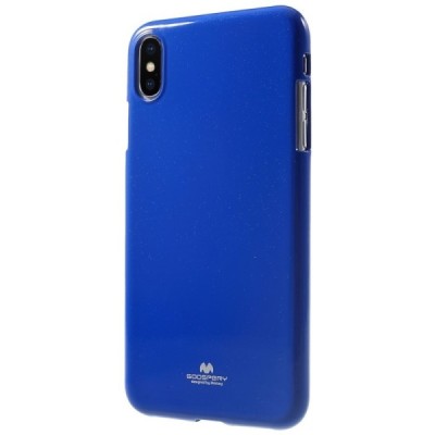 Apple iPhone Xs Max Mercury твердый силиконовый чехол (TPU) - тёмно-синий | Vacins.lv