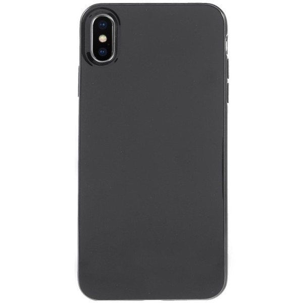 Твердый силиконовый (TPU) чехол – чёрный (iPhone Xs Max)