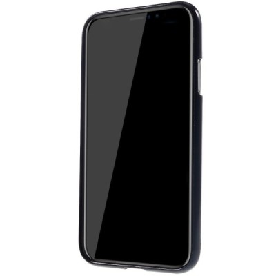 Apple iPhone Xr Mercury твердый силиконовый чехол (TPU) - чёрный | Vacins.lv