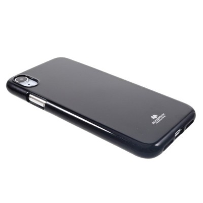 Apple iPhone Xr Mercury твердый силиконовый чехол (TPU) - чёрный | Vacins.lv