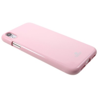 Apple iPhone Xr Mercury твердый силиконовый чехол (TPU) - светло-розовый | Vacins.lv