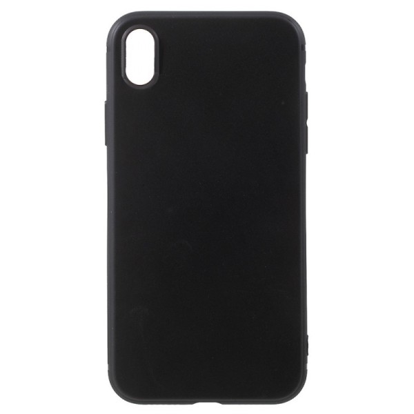 Твердый силиконовый (TPU) чехол – чёрный (iPhone Xr)