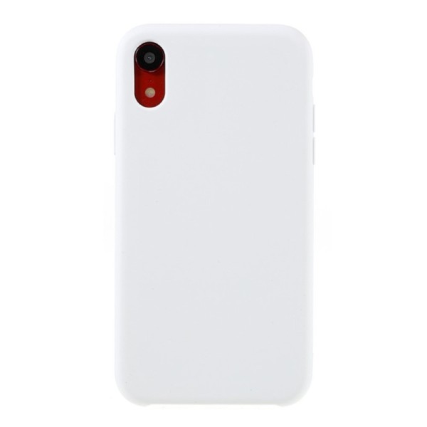 Твердый силиконовый чехол (TPU) „Shell“ - белый (iPhone Xr)
