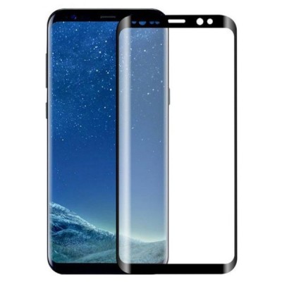 Samsung Galaxy S9 (G960) Mocolo Tempered Glass melns ekrāna aizsargstikls / Vacins.lv