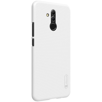 Huawei Mate 20 Lite Nillkin Frosted Shield белый пластиковый чехол | Vacins.lv