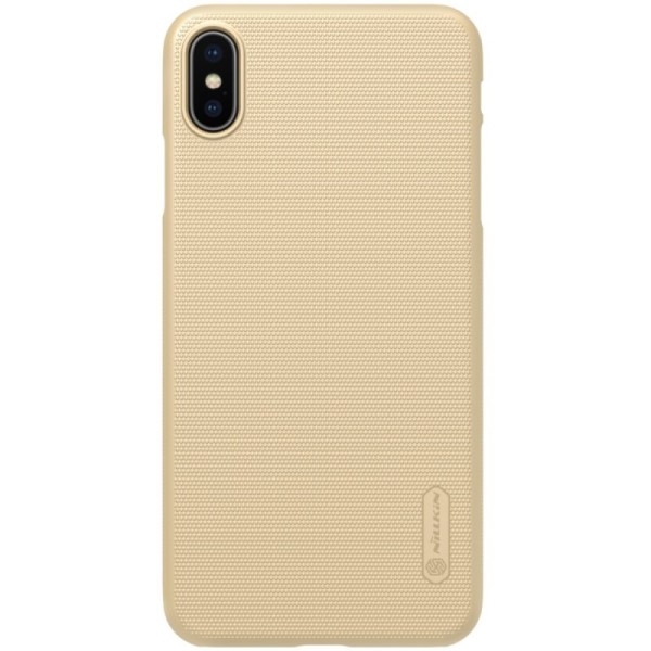 „Nillkin“ Frosted Shield apvalks - zelta (iPhone Xs Max)