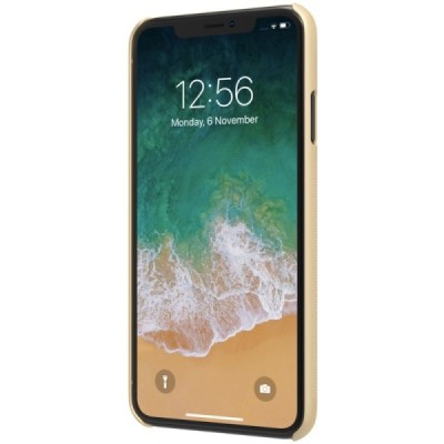 Apple iPhone Xs Max Nillkin Frosted Shield zelta plastmasas apvalks / vacins.lv