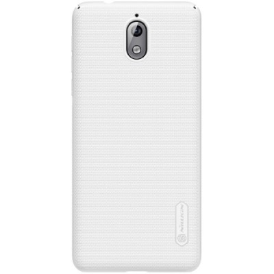 Nokia 3.1 (2018) Frosted Shield белый пластиковый корпус + защитная пленка для экрана | Vacins.lv