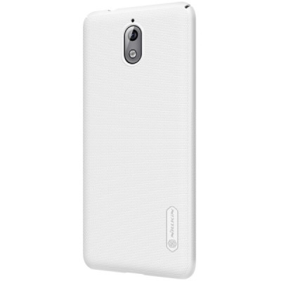 Nokia 3.1 (2018) Frosted Shield белый пластиковый корпус + защитная пленка для экрана | Vacins.lv