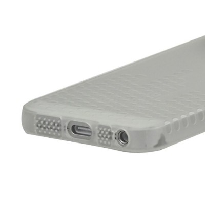 Skaidrus, kieto silikono (TPU) Apple iPhone SE (5, 5s) dėklas (dėkliukas) / Priedai.lt