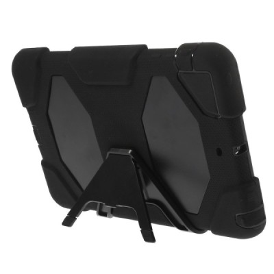 Apple iPad Mini 1 / 2 / 3 / 4 усиленный защитный твердый чехол чёрного цвета | Vacins.lv