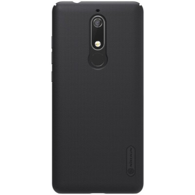 Nokia 5.1 (2018) Frosted Shield черный пластиковый чехол | Vacins.lv