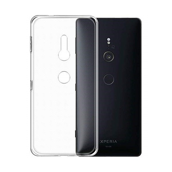 Твердый силиконовый чехол (TPU) – прозрачный (Xperia XZ3)
