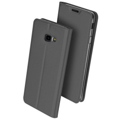 „Dux Ducis“ Skin серии Samsung Galaxy J4+ чёрный кожаный чехол-книжка | Vacins.lv