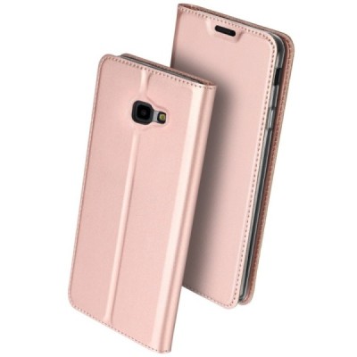 „Dux Ducis“ Skin серии Samsung Galaxy J4+ розовый кожаный чехол-книжка | Vacins.lv