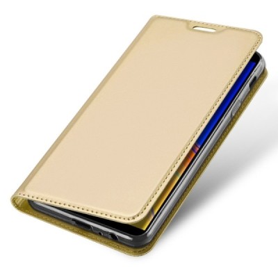 „Dux Ducis“ Skin серии Samsung Galaxy J4+ золотой кожаный чехол-книжка | Vacins.lv