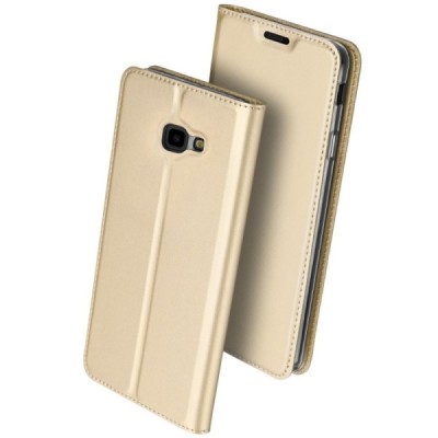 „Dux Ducis“ Skin серии Samsung Galaxy J4+ золотой кожаный чехол-книжка | Vacins.lv