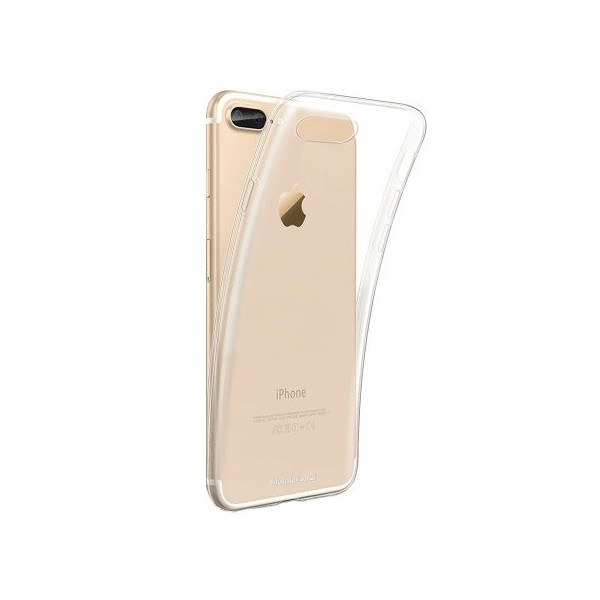 Твердый силиконовый чехол (TPU) – прозрачный (iPhone 7 Plus / 8 Plus)