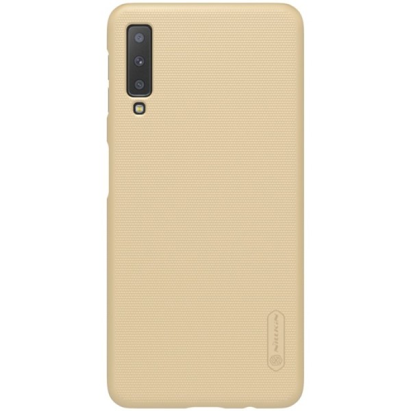 Чехол „Nillkin“ Frosted Shield – золотой (Galaxy A7 2018)
