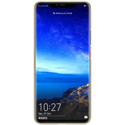 Huawei Mate 20 Pro Nillkin Frosted Shield zelta plastmasas apvalks / vacins.lv