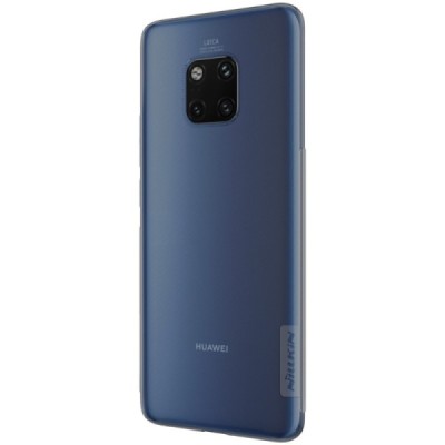 Huawei Mate 20 Pro Nillkin Nature pelēks (caurspīdīgs) silikona planākais apvalks / Vacins.lv