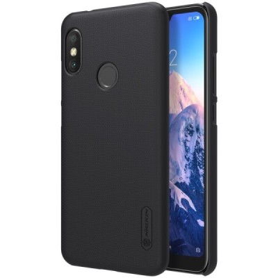 Xiaomi Redmi 6 Pro (Mi A2 Lite) Nillkin Frosted Shield черный пластиковый чехол | Vacins.lv