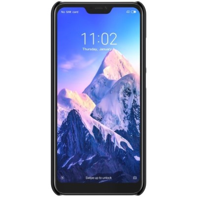 Xiaomi Redmi 6 Pro (Mi A2 Lite) Nillkin Frosted Shield черный пластиковый чехол | Vacins.lv