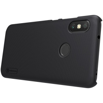 Xiaomi Redmi 6 Pro (Mi A2 Lite) Nillkin Frosted Shield черный пластиковый чехол | Vacins.lv