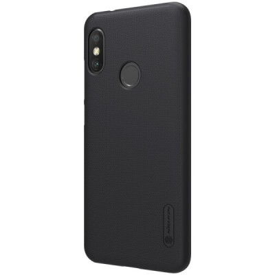Xiaomi Redmi 6 Pro (Mi A2 Lite) Nillkin Frosted Shield черный пластиковый чехол | Vacins.lv