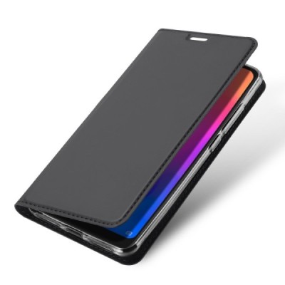 „Dux Ducis“ Skin серии Xiaomi Redmi 6 Pro (Mi A2 Lite) чёрный кожаный чехол-книжка | Vacins.lv