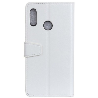 Xiaomi Redmi 6 Pro (Mi A2 Lite) открываемый белый кожаный чехол - книжка | Vacins.lv