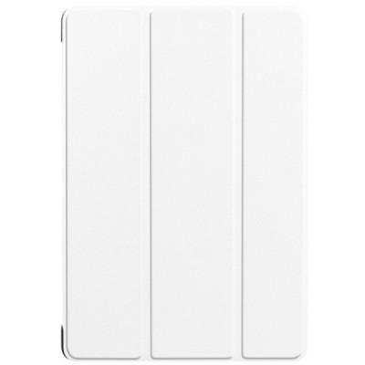 Huawei MediaPad T5 10 белый кожаный чехол-книжка (складной) | Vacins.lv