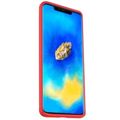 Huawei Mate 20 Pro „Lenuo“ твердый силиконовый чехол из TPU красного цвета | Vacins.lv